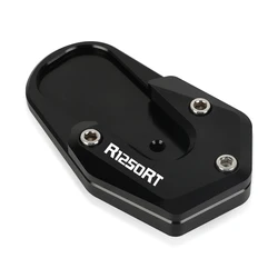 Motorcycle Foot Side Stand Enlarger Plate Pad (Black R1250RT)