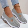 Summer Breathable Non-slip Soft Sole Elderly Shoe Women's Casual Shoes Middle-aged and Elderly Walking Flat Shoes Fo Women 5
