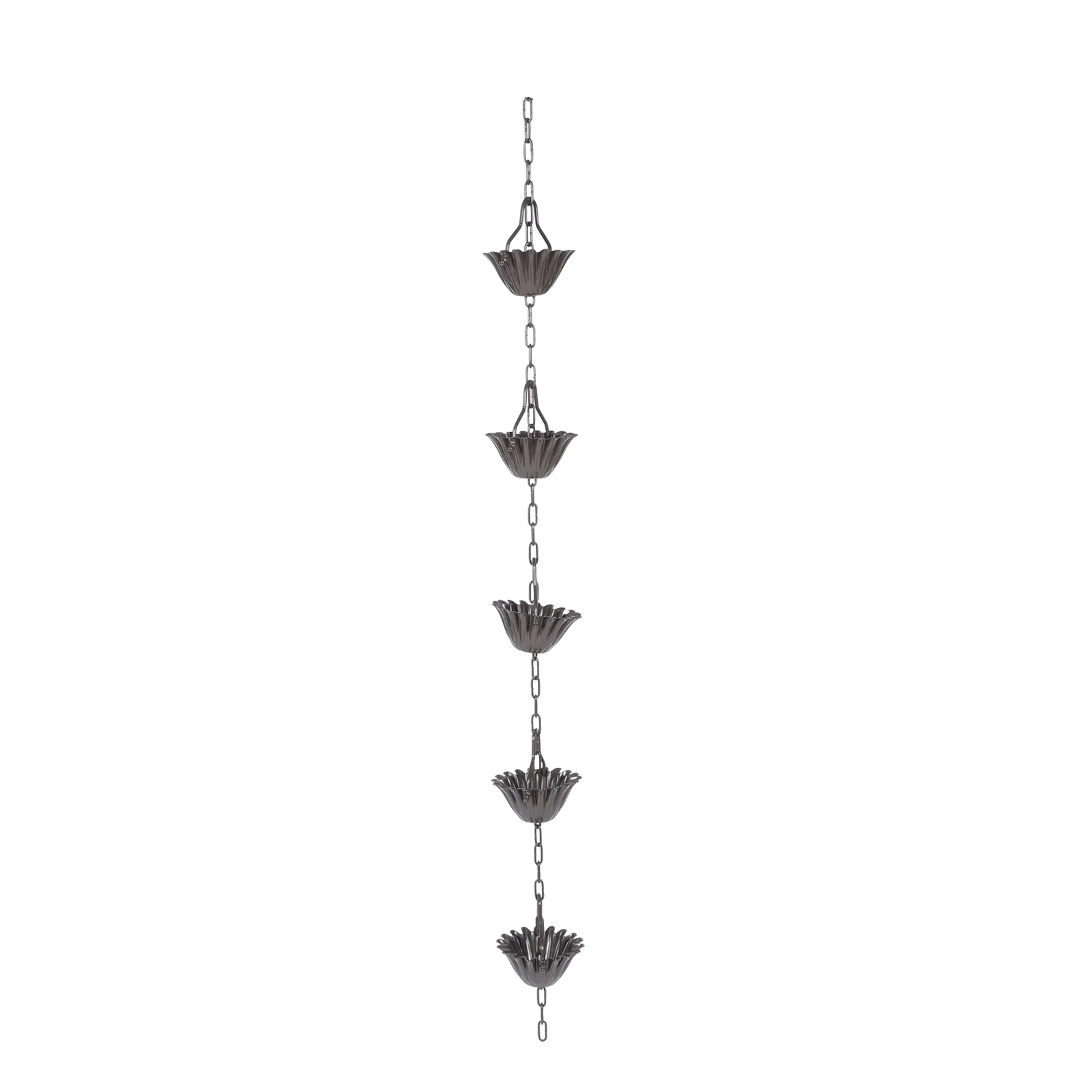 Aluminum Alloy Rain Chain Gutter for Garden Decor Portable Lightweight Alternatives to Downspout Gifts