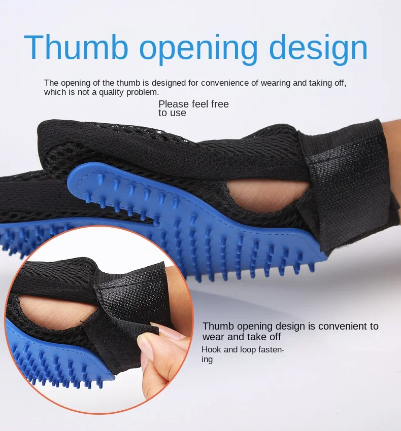 Title 15, Pet Hair Remover Gloves, Silicone Hair Sticking...