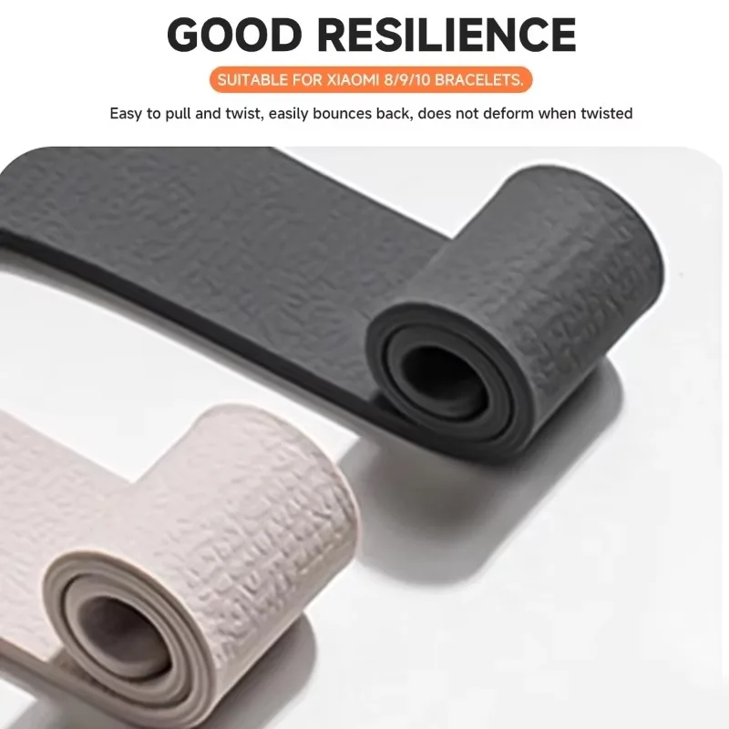 Magnetic Silicone Loop Strap - 14mm Adjustable Bracelet