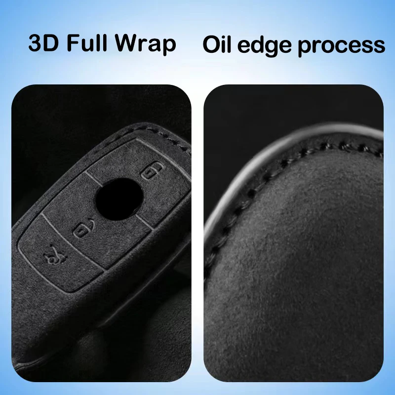 Premium Car Key Cover Shell for Mercedes Benz - Sleek & Durable Keyless Entry Protection