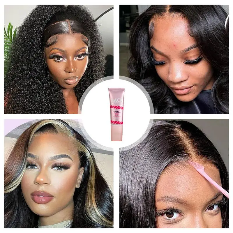 Lace Wig Glue 100g Waterproof Hair Glue for Wigs Invisible Wig Bonding Gel Watermelon Flavor Hairpiece Adhesive for Lace