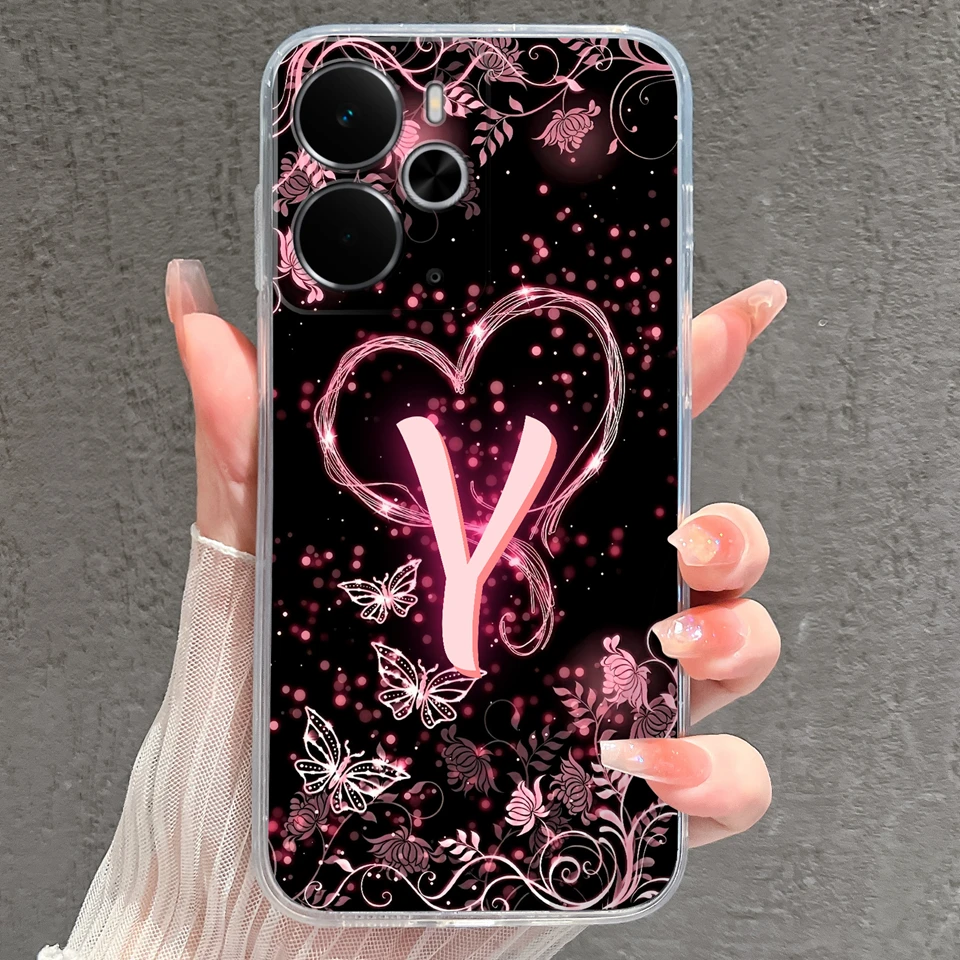 Sparkling Butterfly Shockproof Non-slip Transparent Phone Case Housing