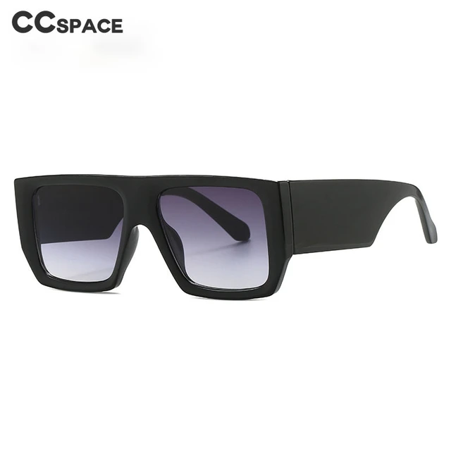 Vintage Square Big Frame Sunglasses Men Famous Brand Designer Large Black  Shades UV400 Classic Popular Oversize Sun Glasses Lady