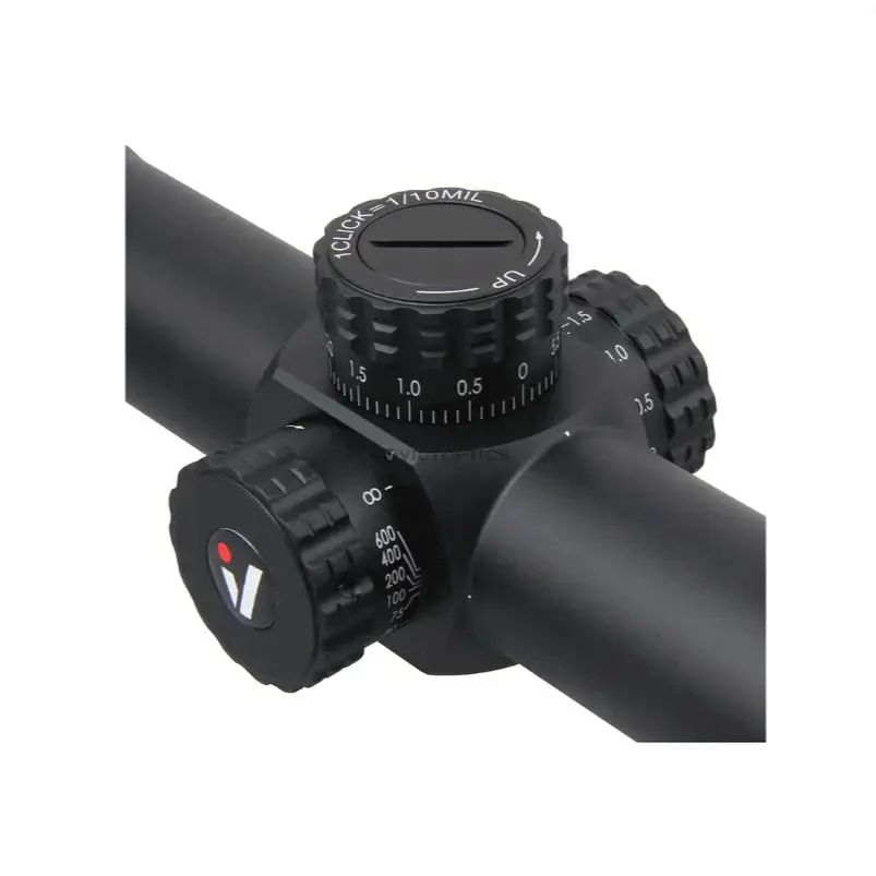 Victoptics S4 6-24x50 FFP SFP FDE MDL Riflescope Hunting Tactical Edge-to-Edge Image Turret Lock Feature Long Eye Relief