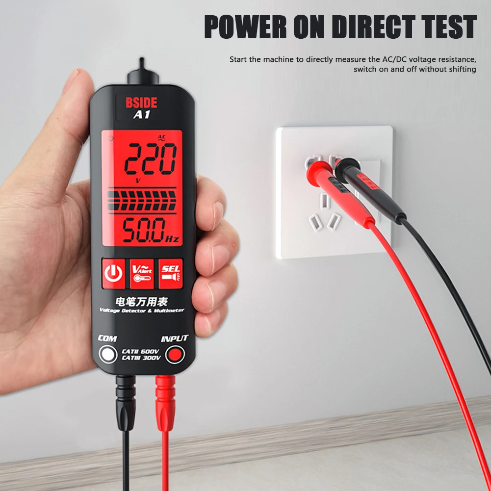 A1 Fully Automatic Detection Multimeter Anti-burn Intelligent Lcd High-precision Live Tester Instruments Multimeters - AliExpress