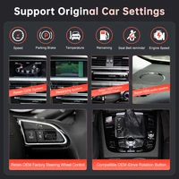 Écran tactile multimédia pour voiture Linux avec CarPlay sans fil pour Audi A4 2009-2015 avec fonction Android Auto Airplay Mirror Link 5