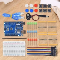 New Starter Kit 13 in 1 Mini Breadboard USB 3 Color LED Jumper Wire Button 400 Holes for Arduino R3 DIY School Education Lab - Image 4