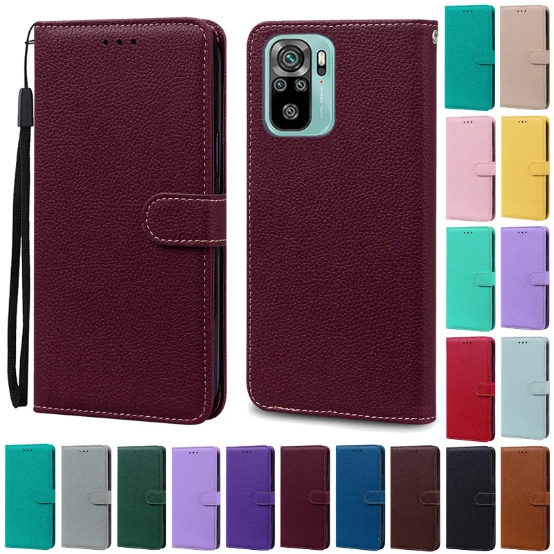 Leather Flip Wallet Case - Premium Book Cover Coque s Shell