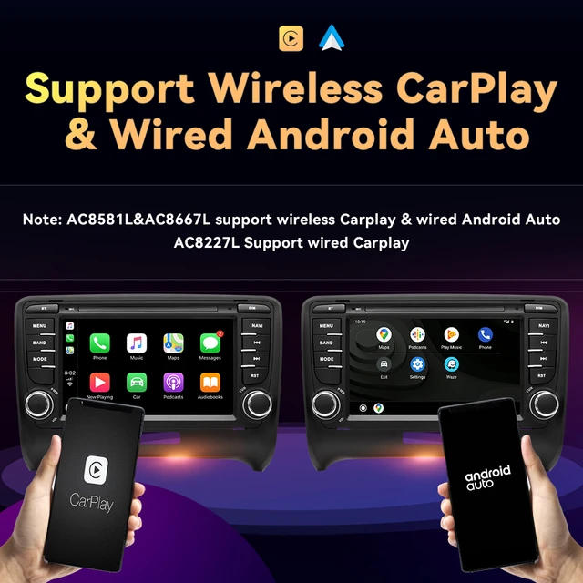 2Din Android 12 8+128G Car Radio Stereo For Audi TT MK2 8J 2006-2012 Audio  4G Lte DSP RDS Carplay Autoradio Multimedia Player - AliExpress