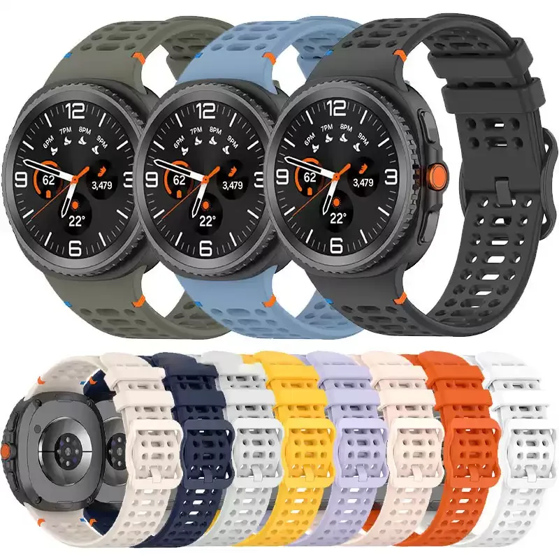 Official Adjustable Silicone Wristband for Smartwatches - Premium Strap Accessory