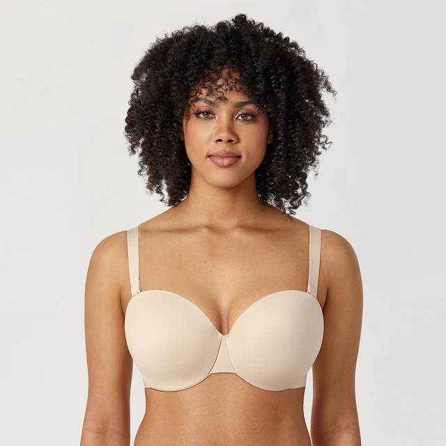 Women's Padded Underwire Strapless Bra