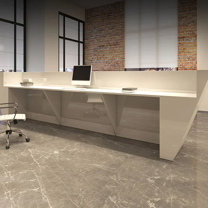 Restaurant Front Desk Table Shop Counter Help Hairdressing Reception Furniture Bank Minimalist Bakery Modern Beauty Salon Bar