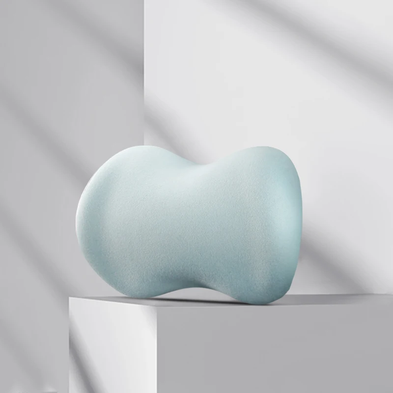 Reposacabezas de espuma viscoelástica de alta calidad, colorido y moderno, cómodo y suave soporte lumbar para el cuello del automóvil