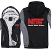 NOS Nitrous Oxide Systems Hoodies Men Coat Winter Warm Fleece NOS Nitrous Oxide Sweatshirts Jacket 1
