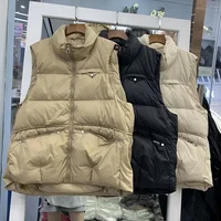 Thickened Cotton Vest Women's Cropped Outerwear 2023 Autumn/Winter New Style Korean Loose Fit Versatile Horse Clip Jacket