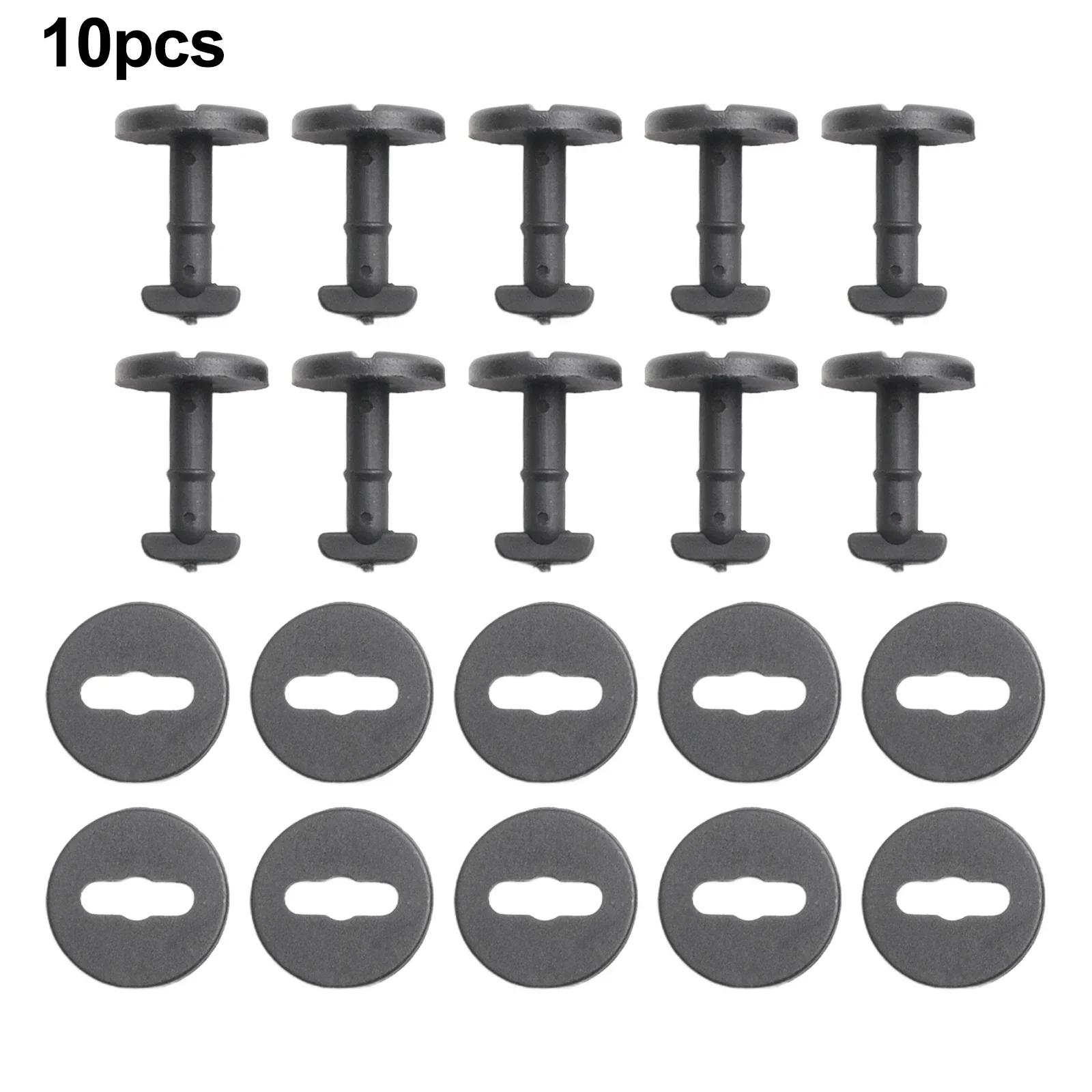 10pcs For BMW Floor Carpet Mat Clips E36 E46 E38 E39 Series Lock With Washers Foot Pad Buckle 51471881521, 82119410191 Accessori