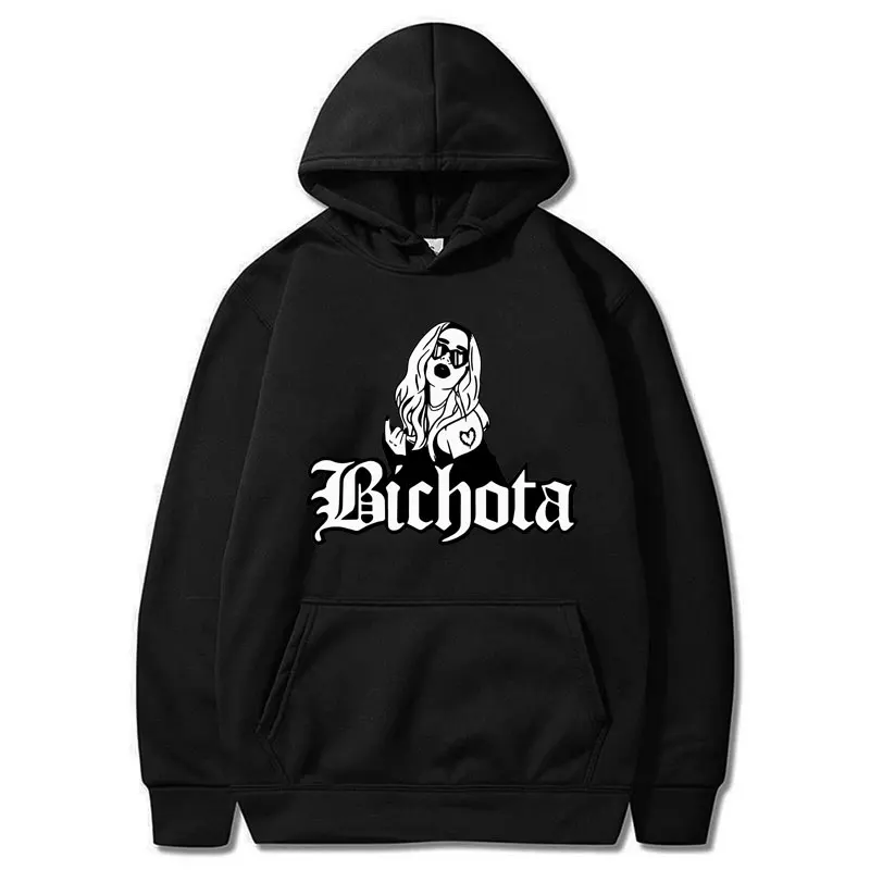 

Karol G La Bichota Fashion Hoodies Hip Hop Gothic Vintage Clothes Sweatshirt Oversized Casual Men Women Hoodie Fans Streetwear