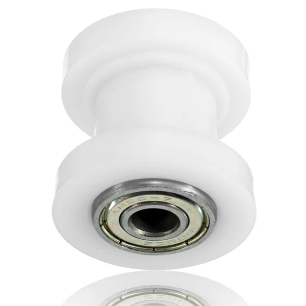 

Колесо направляющей цепи для внедорожного мотоцикла, натяжитель цепи, колесо для качения подходит для XR CRF KLX110 (белый)