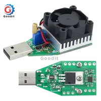 15W DC 3V-21V Electronic Test Load resistor USB Interface Battery Discharge Capacity Tester with Fan Adjustable Current Module 1