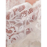 Transparent rouge Sexy Lingerie sous-vêtements pour femmes voir à travers les vêtements de nuit dentelle chemise de nuit et culotte Pijamas ensembles femme Sexy nuisette 6
