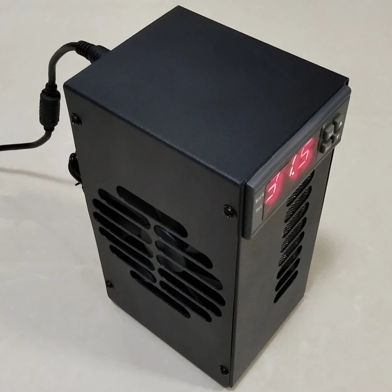 

20 л охладитель циркулирующей воды для аквариума, термостатический Регулируемый полупроводниковый электронный миниатюрный охладитель для аквариума