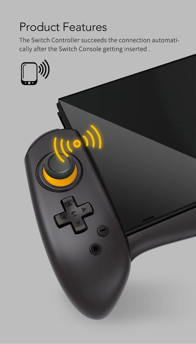 DOBE Switch Console Grip Controller fit for Nintendo Switch Game Accessories