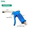 4x6mm Heavy Duty Air Dust Blow Gun Kit, 50cm Long Pneumatic Coiled TPU Hose Air Duster Gun Remover for Air Compressor 3