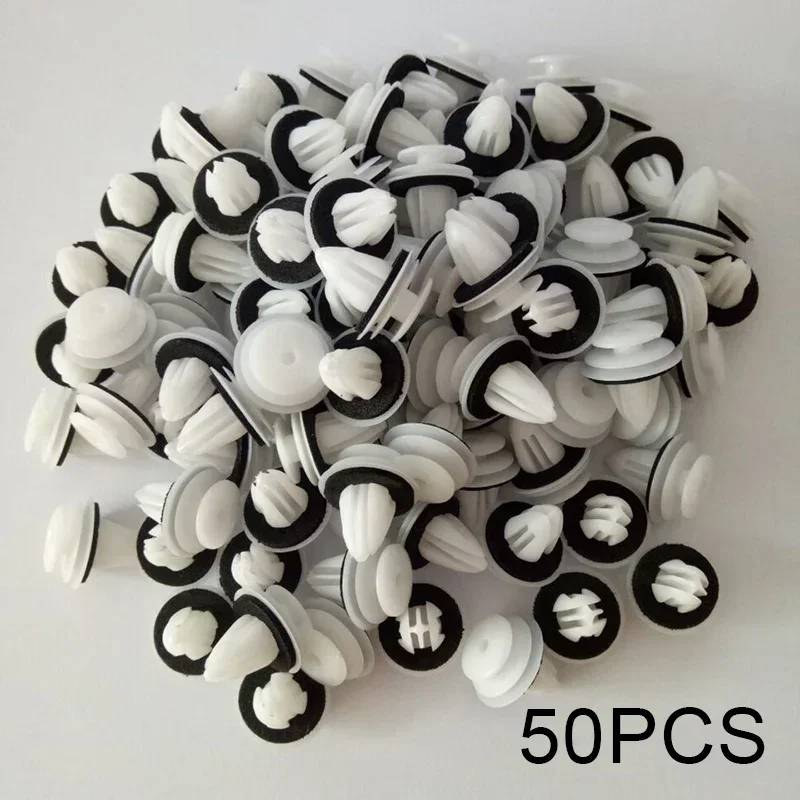50pcs 자동차 도어 클립 For Mazda CX-5 CX5 CX-7 For MAZDA 3 6 2 ATENZA Axela 자동차 도어 트림 범퍼 자동차 클립 (와셔 포함)