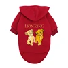 Lion King Dog Hoodie - Cute Simba Nala Puppy Sweater for Small Breed Dogs - Blue Fleece Pet Clothes Outfit 5