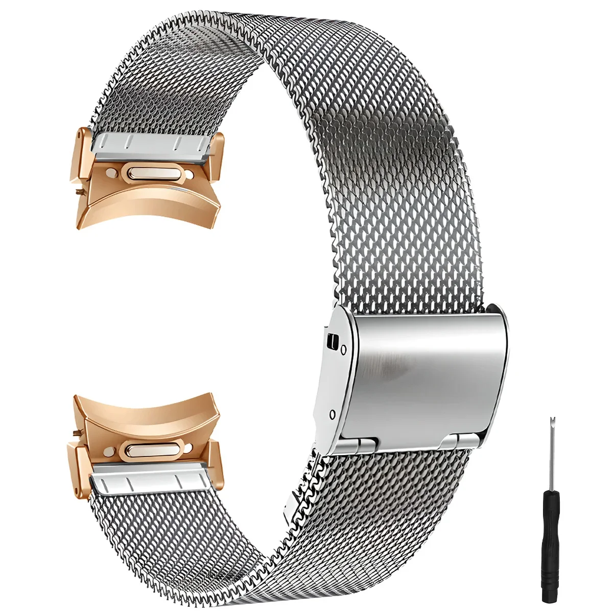 Elegant Milanese Mesh Metal Band for Smartwatch - Quick Fit Design Bracelet Strap