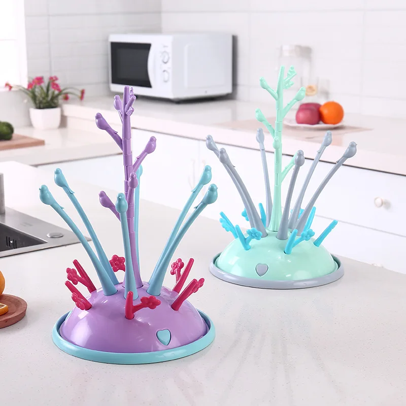Baby Bottle Drying Rack Portable Dryer Stand For Bottles Drainer Bottle Holder For Feeding Drying Cup Rack Newborn Milk Bottles