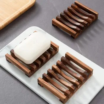 Natural Wooden Soap Holder Tray 1