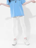 Pantalons pour filles, leggings élastiques doux pour enfants, couleur bonbon, pantalon skinny pour filles, pantalon uni pour enfants de 2 à 12 ans, vêtements de tous les jours 5