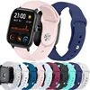 20mm/22mm Silicone band For Amazfit GTS 3/2/2e/GTS2 Mini/GTR 42mm/47mm/GTR 3/3 Pro/2/2e Sport Watch Bracelet Amazfit bip 6 strap