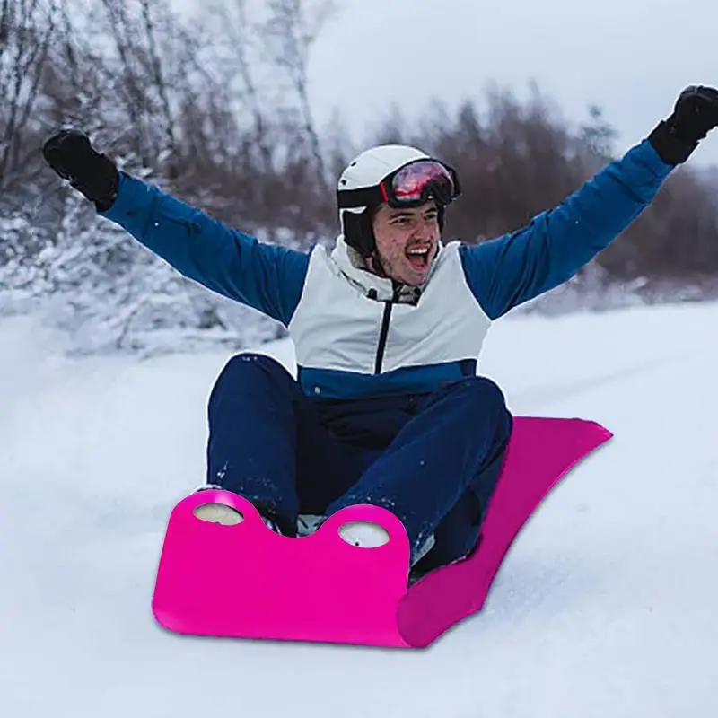 Snow Sled Mat High Speed Snow Sledding Equipment Roll Up Flexible Snow Sled Flying Lightweight Carpet Snowboard Sled For Adults