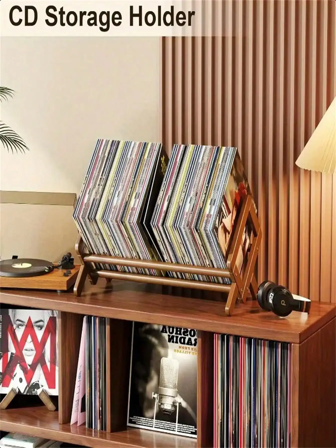 Small Creative Bamboo Desktop Bookshelf for Home Office, Student Desk Organizer, Book Storage Rack 3
