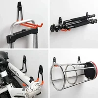 2pcs Heavy Duty Metal Hook Garage Organizer Wall Mount Bicycle Hanger Hooks Wall Mount Anti-slip Storage Hook For Ladders Garden 1