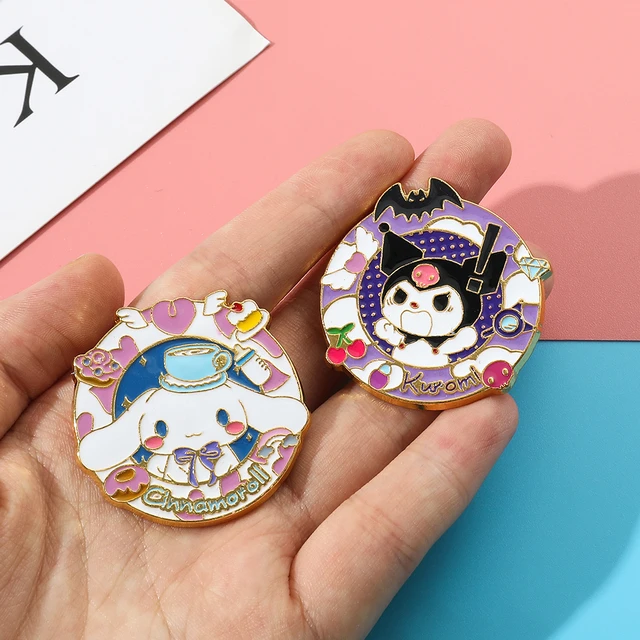 Anime Sanrio Enamel Pin Ball Sports Cartoon Figure Hello Kitty Kuromi  Pochacco Cinnamoroll Badge Brooch Kawaii Pin Accessories - AliExpress