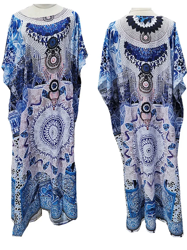 Plus Size Beach Maxi Dress Cover Up Robe Plage Bathing Suit Cover Ups Pareo Salida De Playa Kaftan Beach Swimwear Up