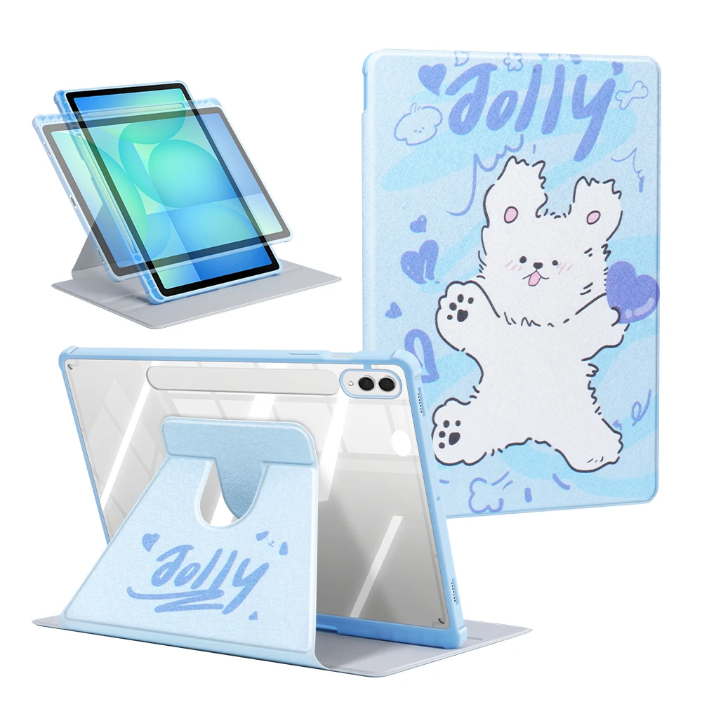 Enhanced 360° Rotating Protective Tablet Case