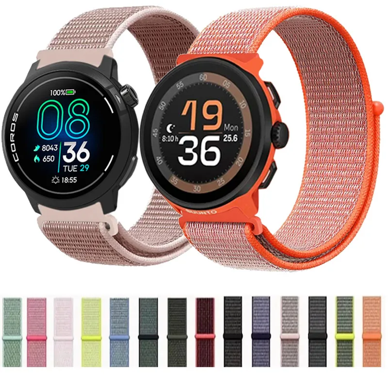 Breathable Nylon Strap, 20/22mm - Versatile Watch Band