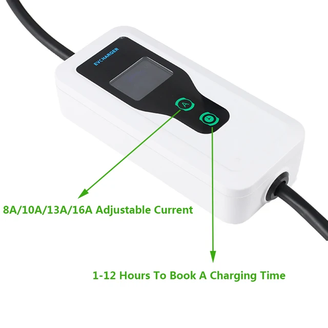 10/16/20/32 Adjustable 22kw Type 2 IEC-62196-2 Portable EV Charger CEE Plug Wall  Box Controller - AliExpress