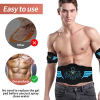 EMS Abdominal Toning Belt Muscle Toner Abs Trainer Electric USB Recharge Body Waist Massager Weight Loss Fitness Equiment Unisex - Image 2
