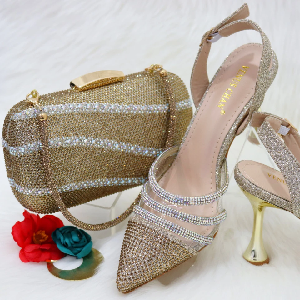 Girls Rhinestone Pageant Glitter High Heel Dress Sandals Gold – SOBEYO.COM