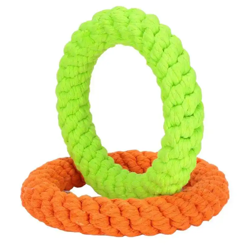 Dog Rope Toy Cotton Rope Dog Chew Toys Corrective Behavior Interactive