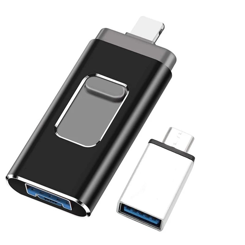 

New USB 3.0 Flash Drive, 4 In 1 Function, 64G Memory Photo Stick, Expansion Memory For Micro-USB/Android/IOS/Type C/OTG