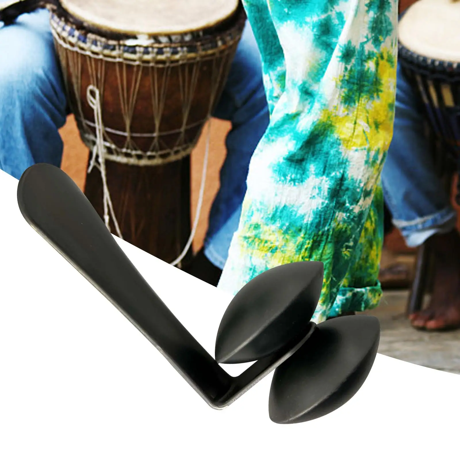 Percussion Heel Shaker Convenient Educational Professional for Metal Bells