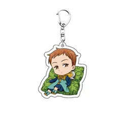 Anime Seven Deadly Sins Acrylic Pendant Keychain and Hanging Accessory - 6 cm (5)